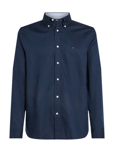 TOMMY HILFIGER LINEN BLEND SOLID RF SHIRT