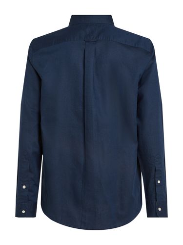 TOMMY HILFIGER LINEN BLEND SOLID RF SHIRT
