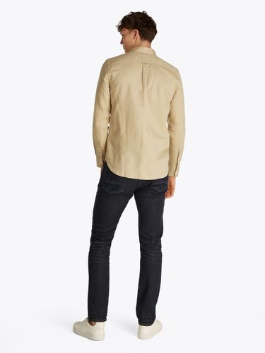 TOMMY HILFIGER LINEN BLEND SOLID RF SHIRT