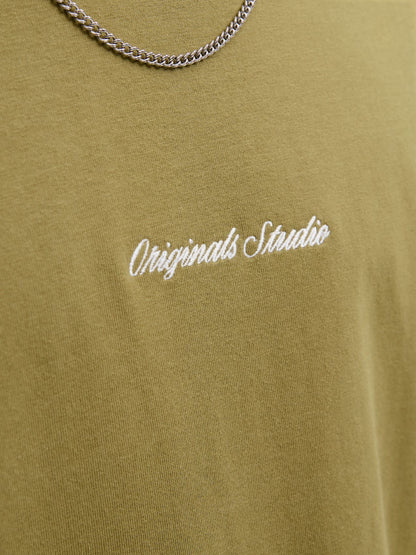 JACK & JONES JORNORREBRO EMB TEE SS CREW NECK PLS