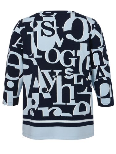 VIA APPIA Sweatshirt V-Ausschnitt 3/4 Arm