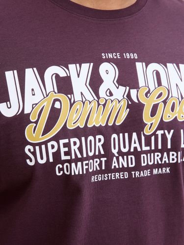 JACK & JONES JJELOGO TEE SS ONECK 2 COL AW25 NOOS PLS