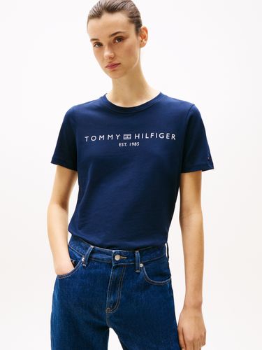 TOMMY HILFIGER REG CORP LOGO C-NK SS