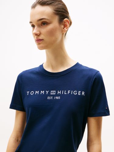 TOMMY HILFIGER REG CORP LOGO C-NK SS