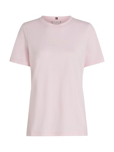 TOMMY HILFIGER REG SCRIPT C-NK TEE SS