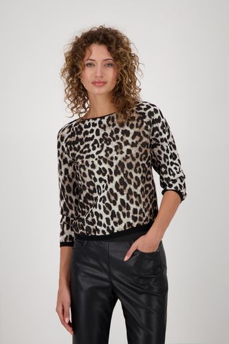 MONARI T-Shirt, schwarz gemustert