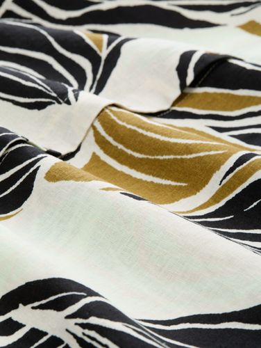 TOM TAILOR Plus Size - Loose Fit Bluse mit Leinenanteil