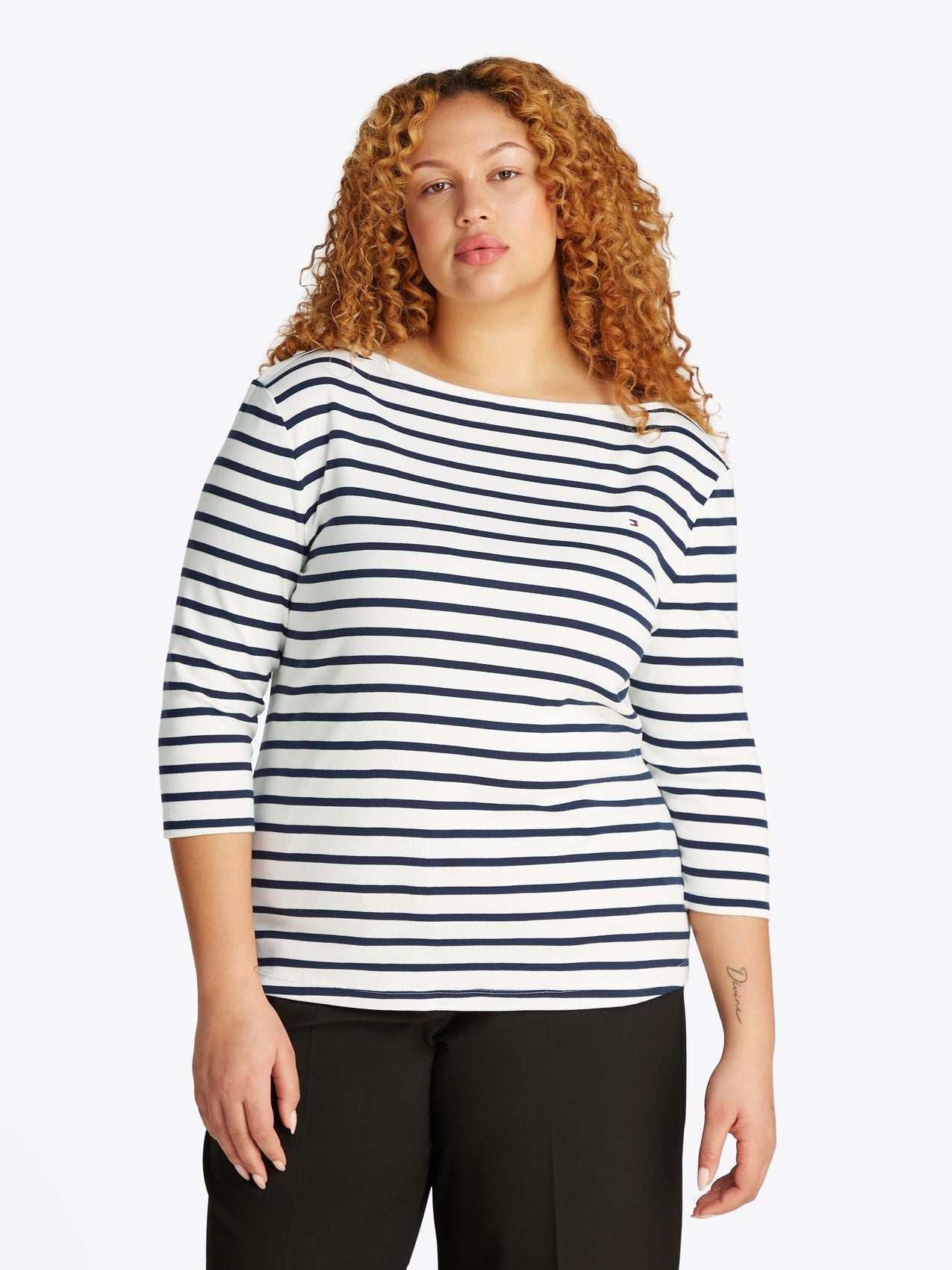 TOMMY HILFIGER CRV SLIM CODY BOAT-NK 3/4SLV 46