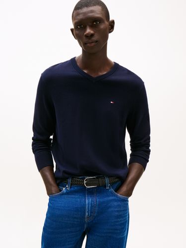 TOMMY HILFIGER ESSENTIAL COTTON V NECK
