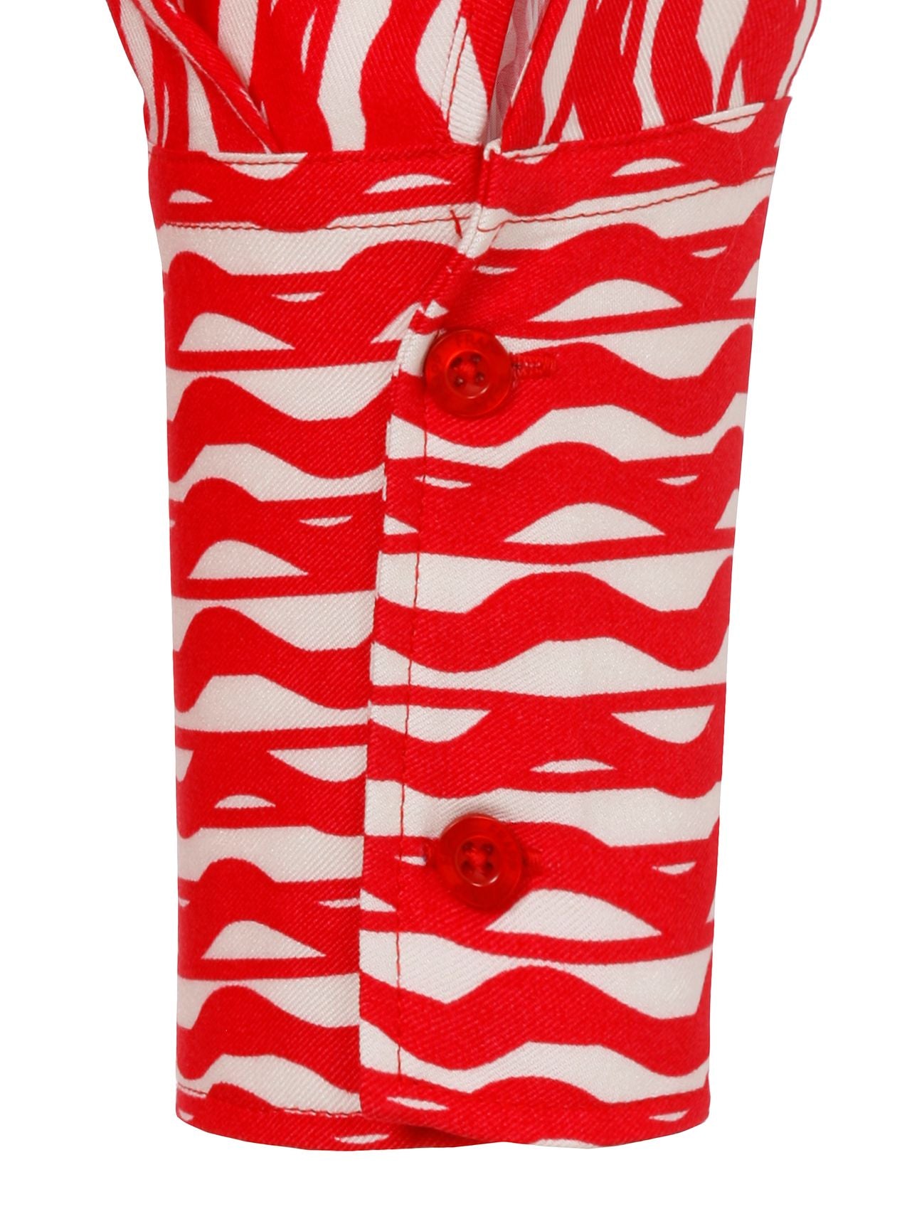 FRAPP Bluse Hemdkragen 1/1 Arm Druck