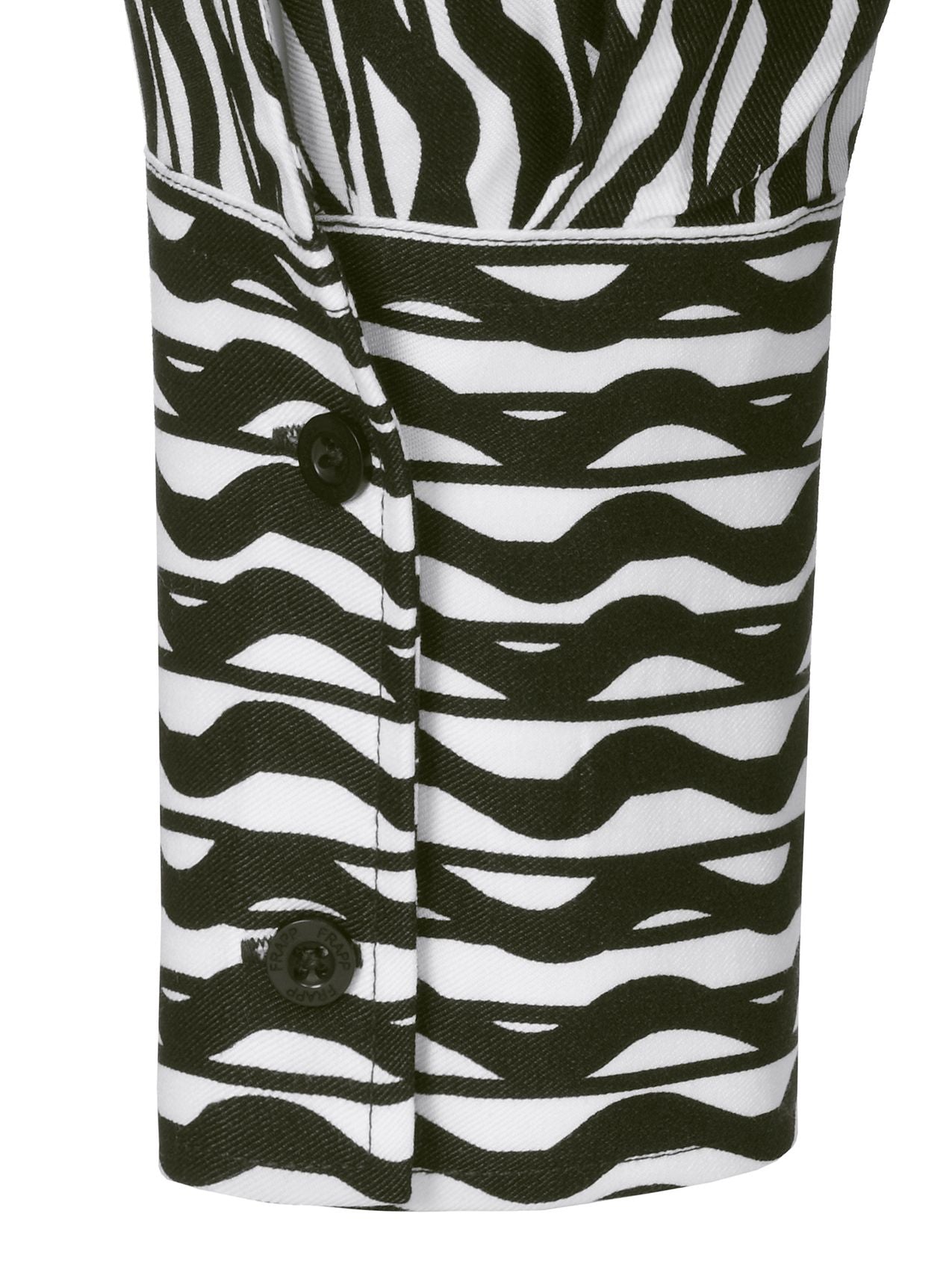 FRAPP Bluse Hemdkragen 1/1 Arm Druck