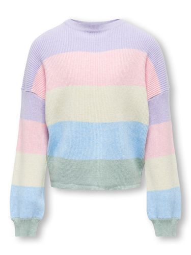 JACK & JONES KOGSANDY L/S STRIPE PULLOVER KNT NOOS 158 164