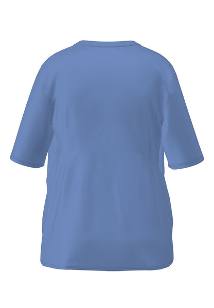 FRANK WALDER Blusenshirt NOS mit geschlitztem Rundhalsausschnitt