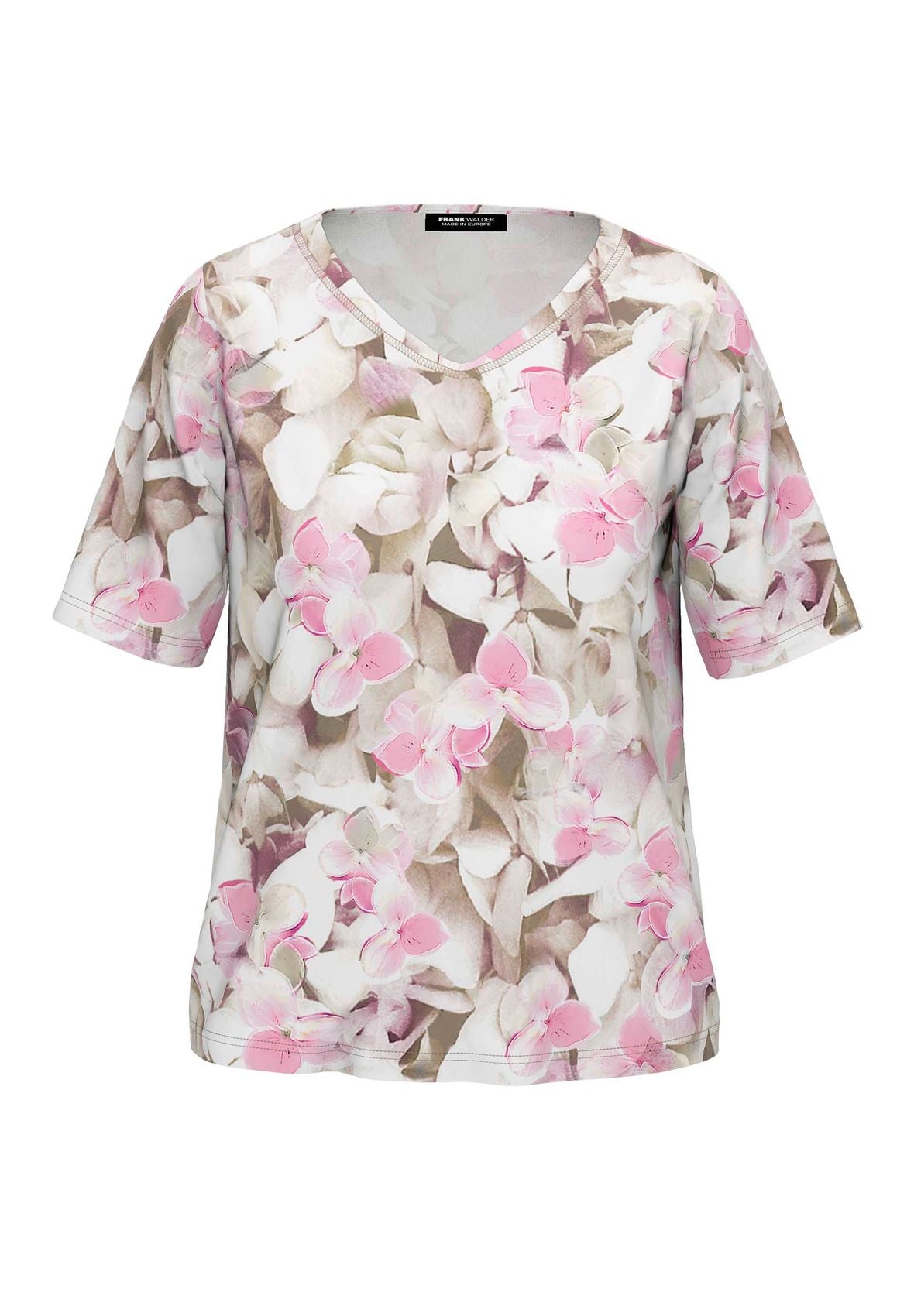 FRANK WALDER Shirt NOS mit floralem Charme 46