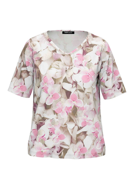FRANK WALDER Shirt NOS mit floralem Charme 46