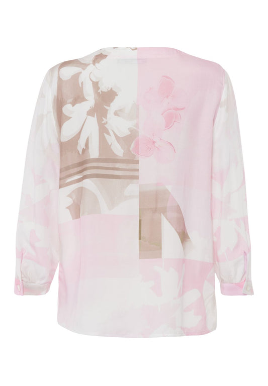 FRANK WALDER Bluse ENGLISH GARDEN mit Faltenakzenten