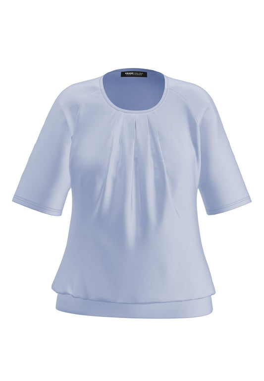 FRANK WALDER Blusenshirt NOS mit modischer Faltenpartie vorne 46