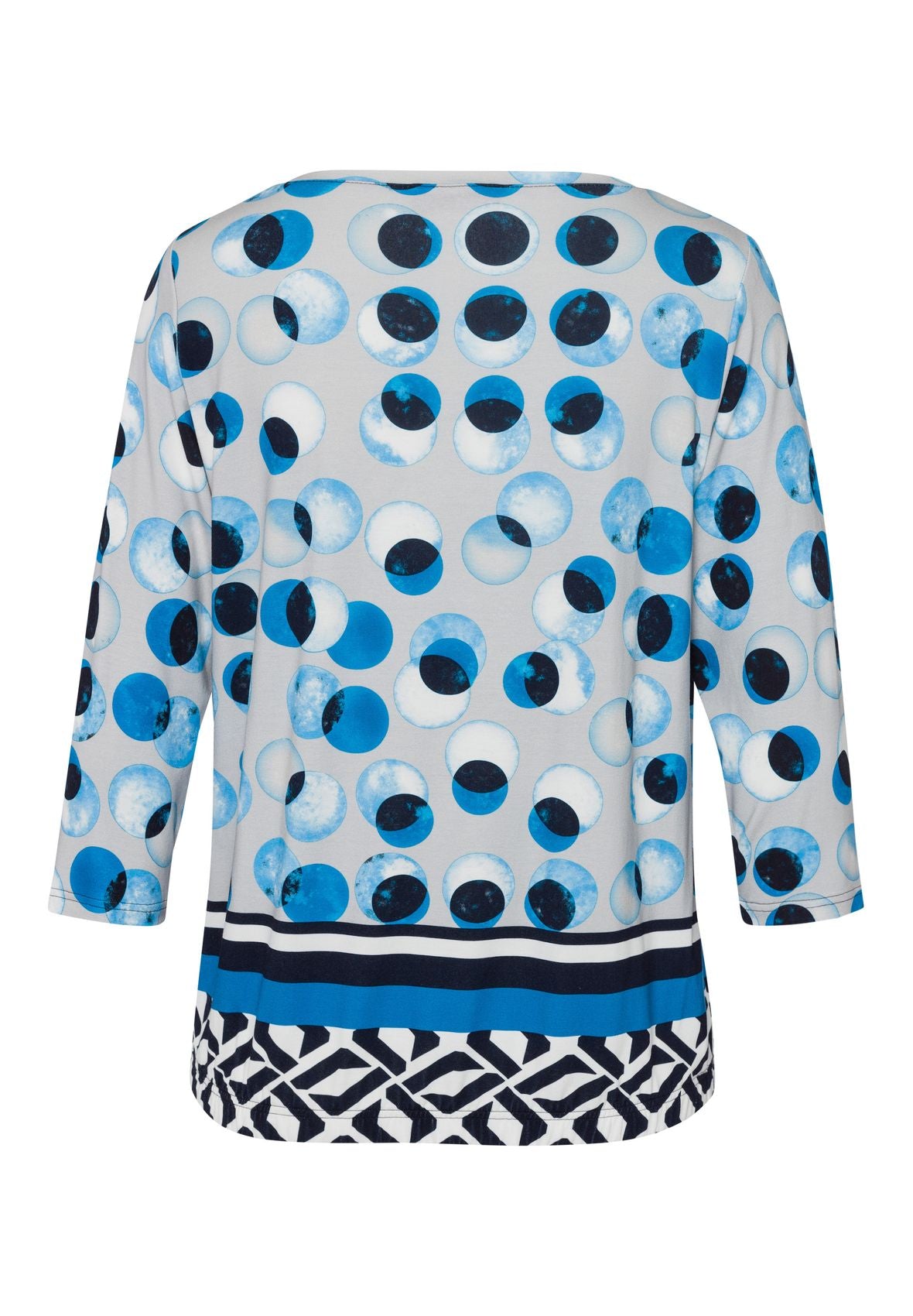 FRANK WALDER Shirt ARCTIC GLOW mit modischem Panneaux-Print