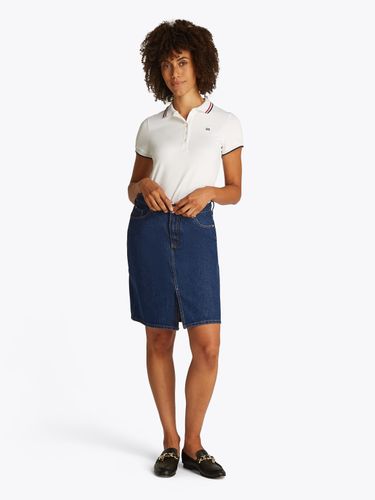 TOMMY HILFIGER DNM KNEE STRAIGHT SKIRT RW ACE