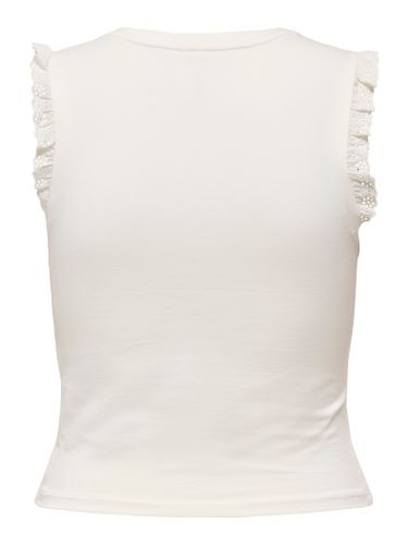 ONLY ONL30 AIAH S/L FRILL TOP CS JRS