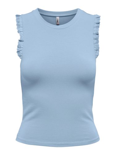 ONLY ONL30 AIAH S/L FRILL TOP CS JRS XL
