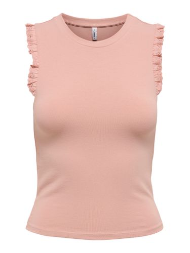 ONLY ONL30 AIAH S/L FRILL TOP CS JRS M