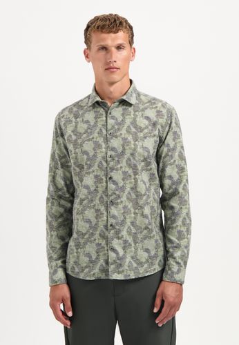 NO EXCESS Shirt Allover Printed Jacquard XXL