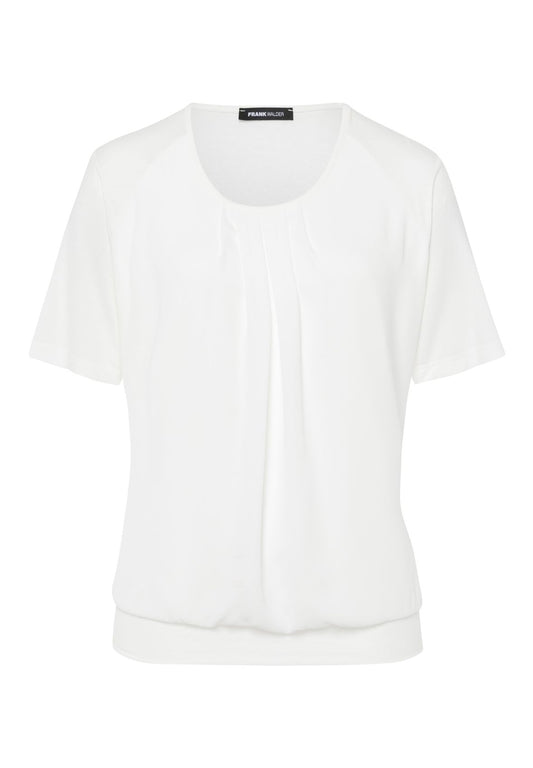 FRANK WALDER Blusenshirt NOS im Materialmix 50