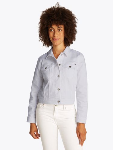 TOMMY HILFIGER DNM SLIM JACKET WHITE