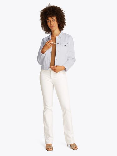 TOMMY HILFIGER DNM SLIM JACKET WHITE