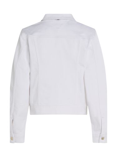 TOMMY HILFIGER DNM SLIM JACKET WHITE