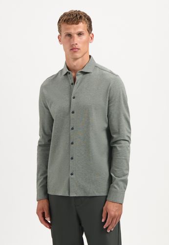 NO EXCESS Shirt Jersey Melange Stretch L