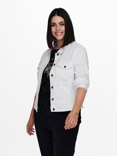 ONLY CARMAKOMA CARWESPA LS JACKET WHITE DNM NOOS