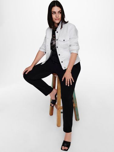 ONLY CARMAKOMA CARWESPA LS JACKET WHITE DNM NOOS