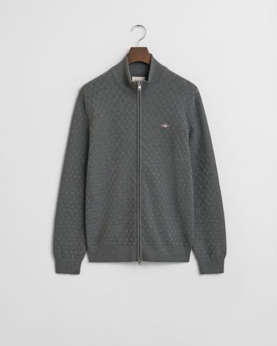 GANT Strickjacke mit Mikrostruktur L