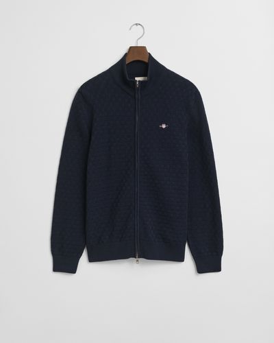 GANT Strickjacke mit Mikrostruktur L