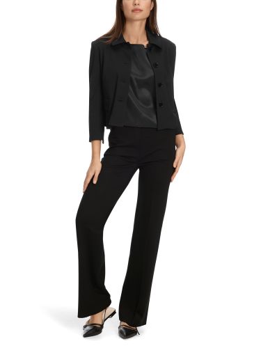 MARC CAIN Kurze Jacke mit Kentkragen