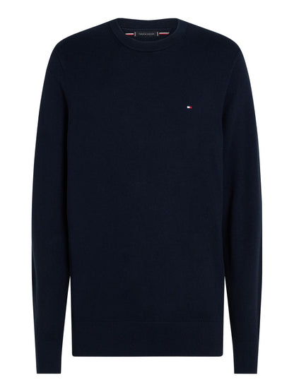 TOMMY HILFIGER PIMA ORG CTN CASHMERE CREW NECK