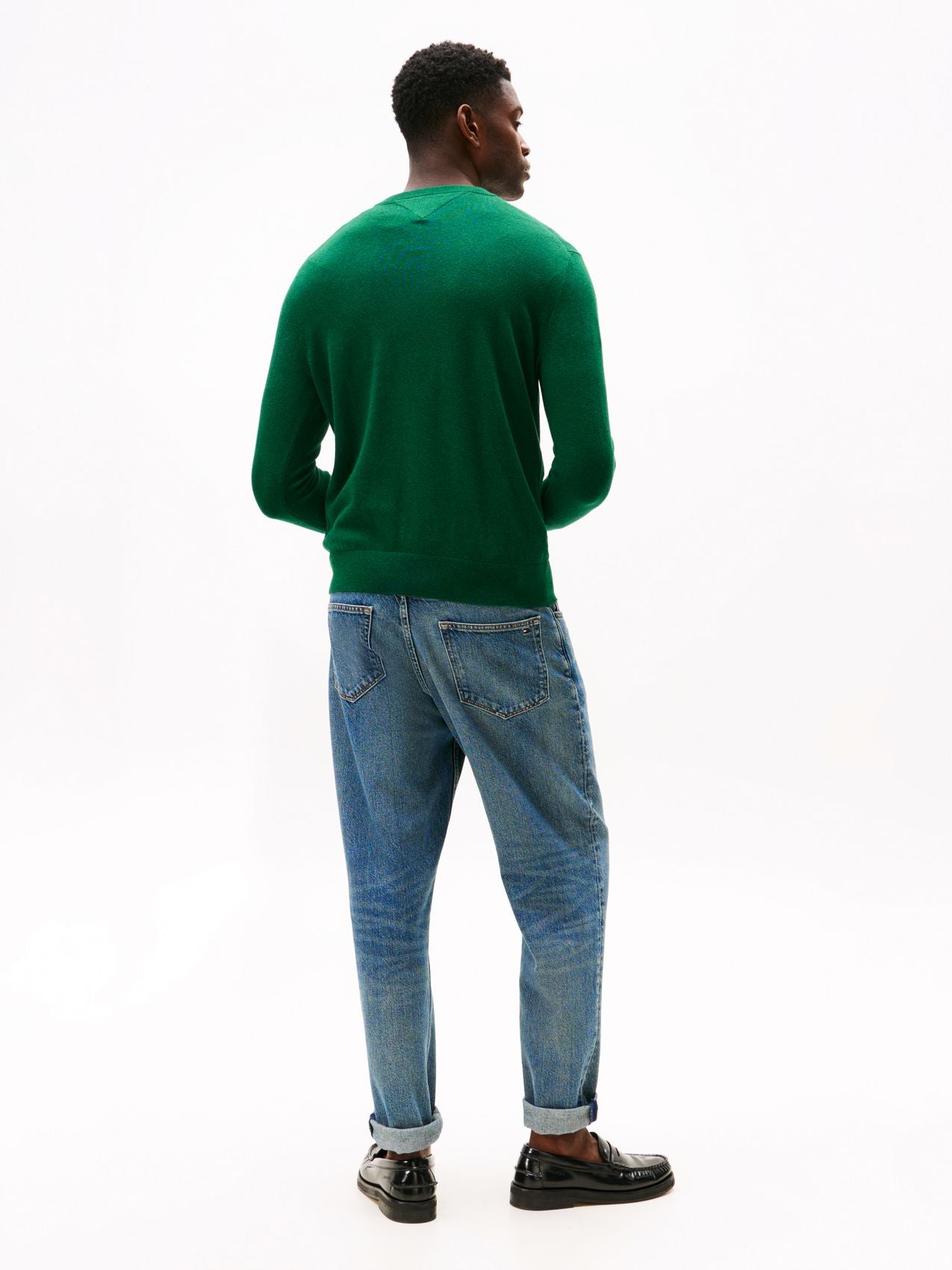 TOMMY HILFIGER PIMA ORG CTN CASHMERE CREW NECK