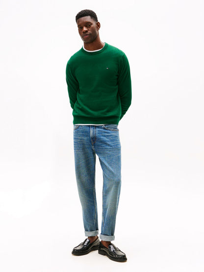 TOMMY HILFIGER PIMA ORG CTN CASHMERE CREW NECK