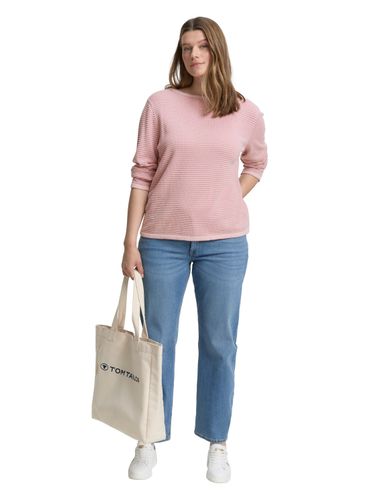 TOM TAILOR Plus Size - Strickpullover mit U-Boot-Ausschnitt
