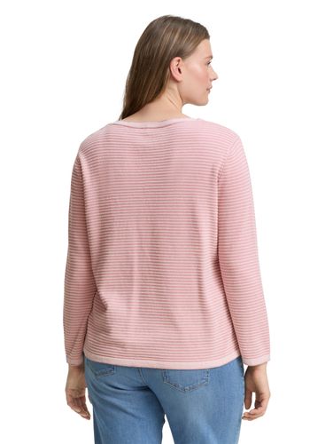 TOM TAILOR Plus Size - Strickpullover mit U-Boot-Ausschnitt