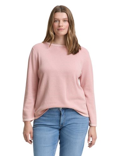 TOM TAILOR Plus Size - Strickpullover mit U-Boot-Ausschnitt