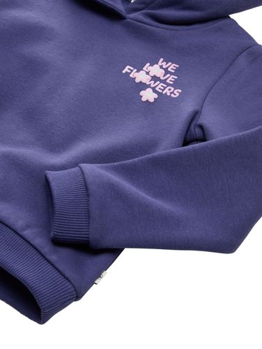 TOM TAILOR Hoodie Sweatshirt mit Blumen-Motiv