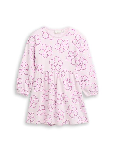 TOM TAILOR Sweatshirt-Kleid mit Blumenmuster