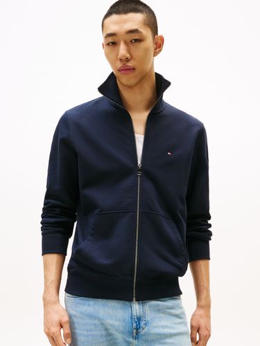 TOMMY HILFIGER ESSENTIAL TERRY ZT STAND COLLAR