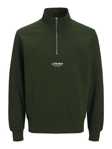 JACK & JONES JJESOHO SWEAT QUARTER ZIP HN NOOS M