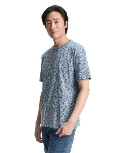 TOM TAILOR T-Shirt in Melange-Optik