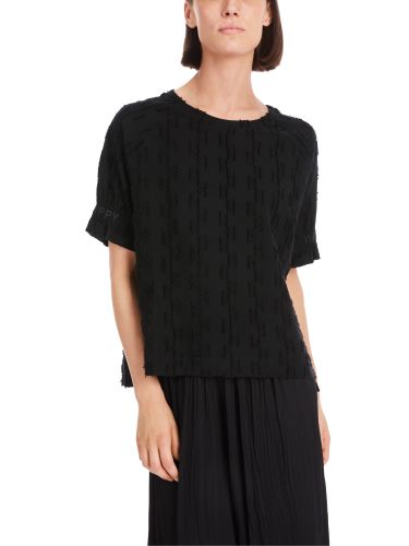 MARC CAIN T-Shirt im strukturierten Dessin