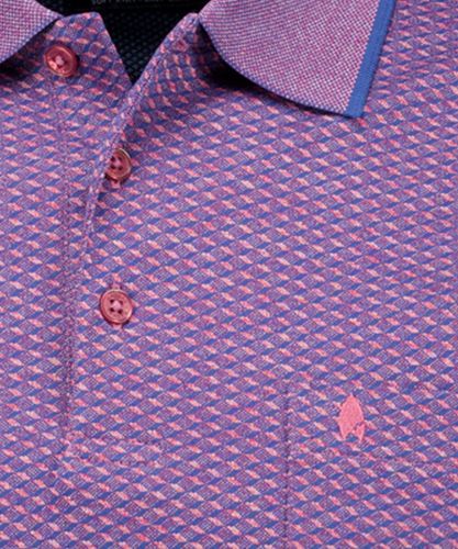 RAGMAN Softknit-Polo Jacquard